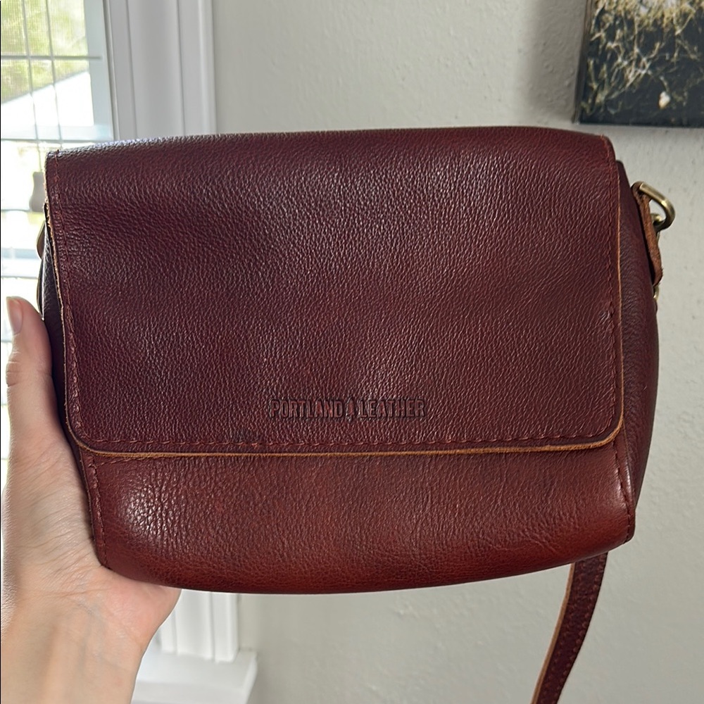 Portland Leather Goods nutmeg mini metro